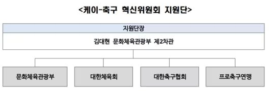 오늘자 발표된 K-축구 혁신위원회 명단.