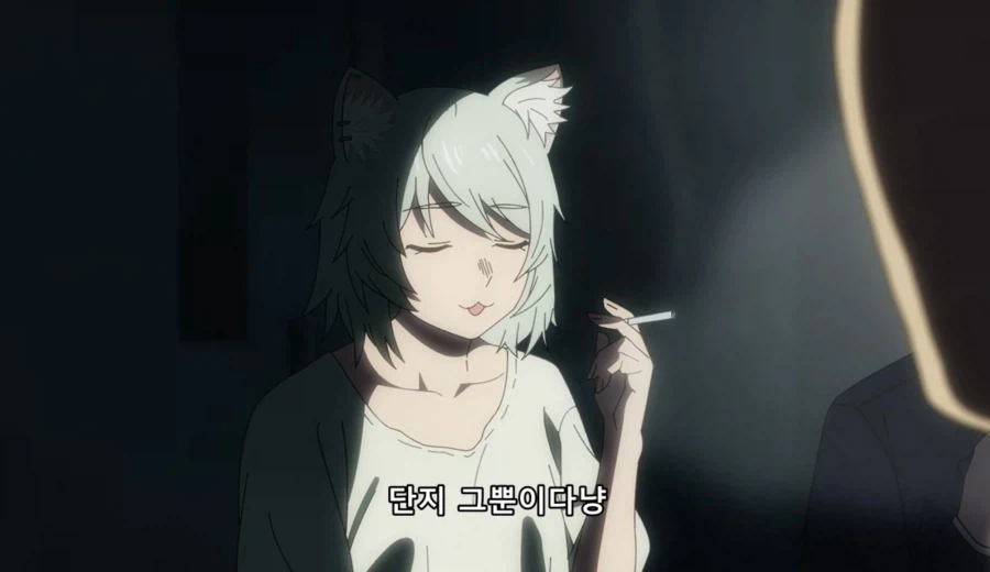담배고양이) 금연 결심하는 야니네코