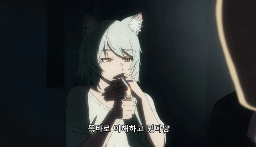 담배고양이) 금연 결심하는 야니네코
