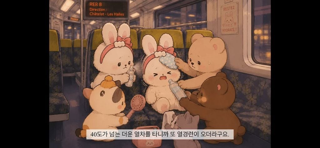 프랑스 폭염으로 진짜 죽을뻔한 한국인