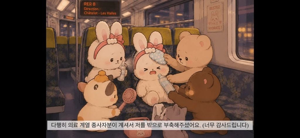 프랑스 폭염으로 진짜 죽을뻔한 한국인