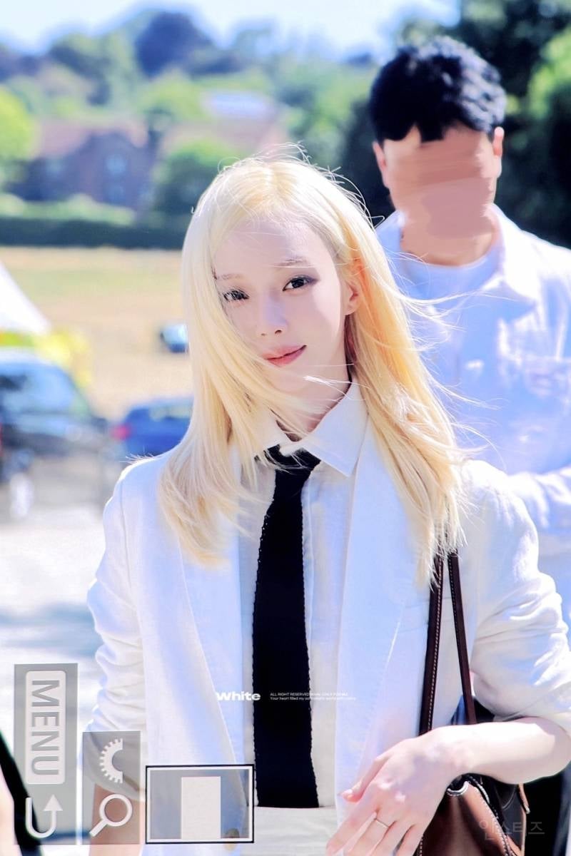 어제자 런던 윔블던 테니스 대회 참석한 에스파 윈터