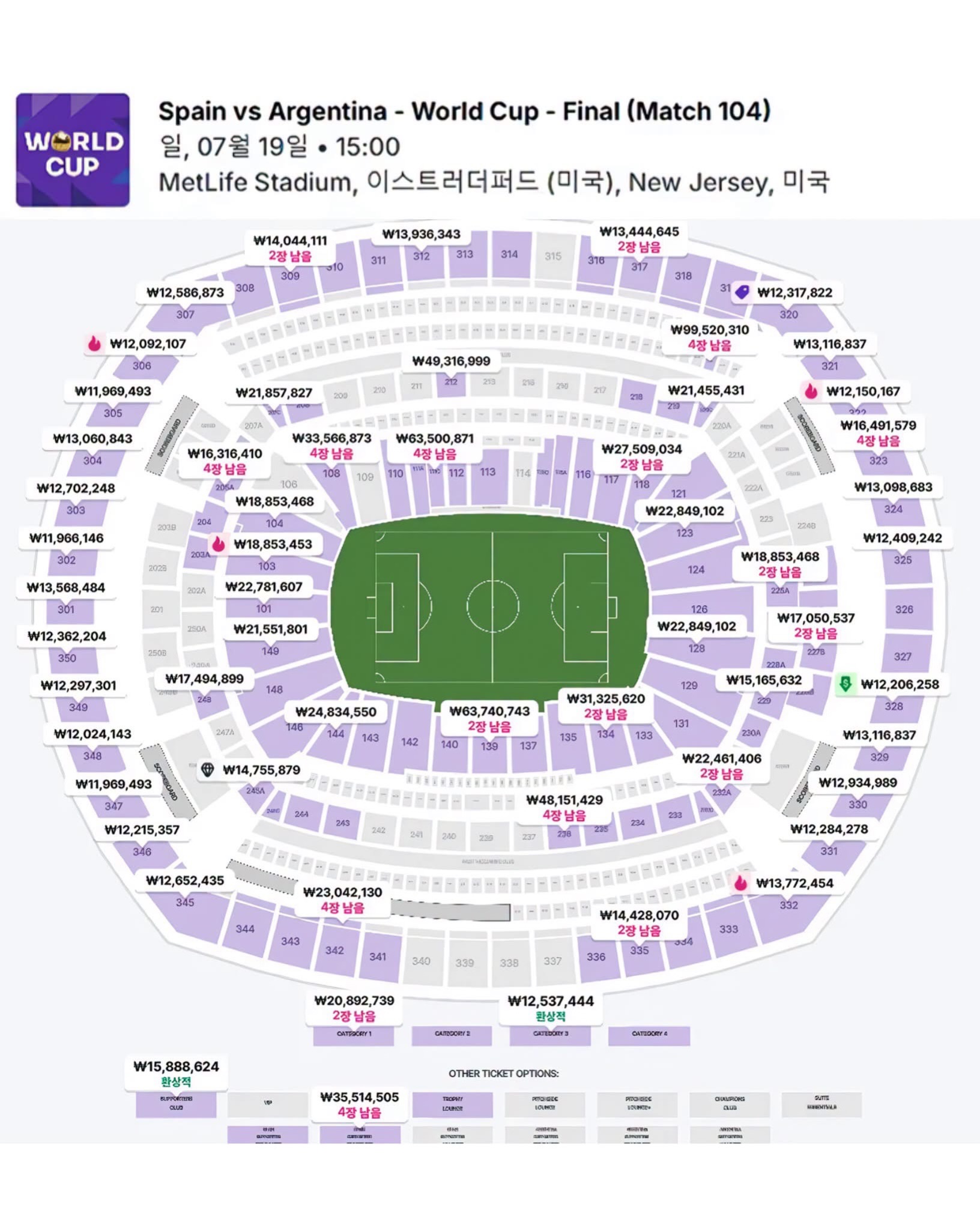 싱글벙글 월드컵 결승전 티켓 당첨된 어느 디씨인 결말