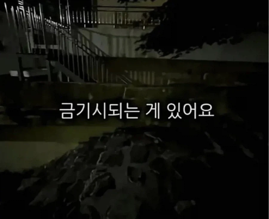 실화 괴담 배달업의 금기