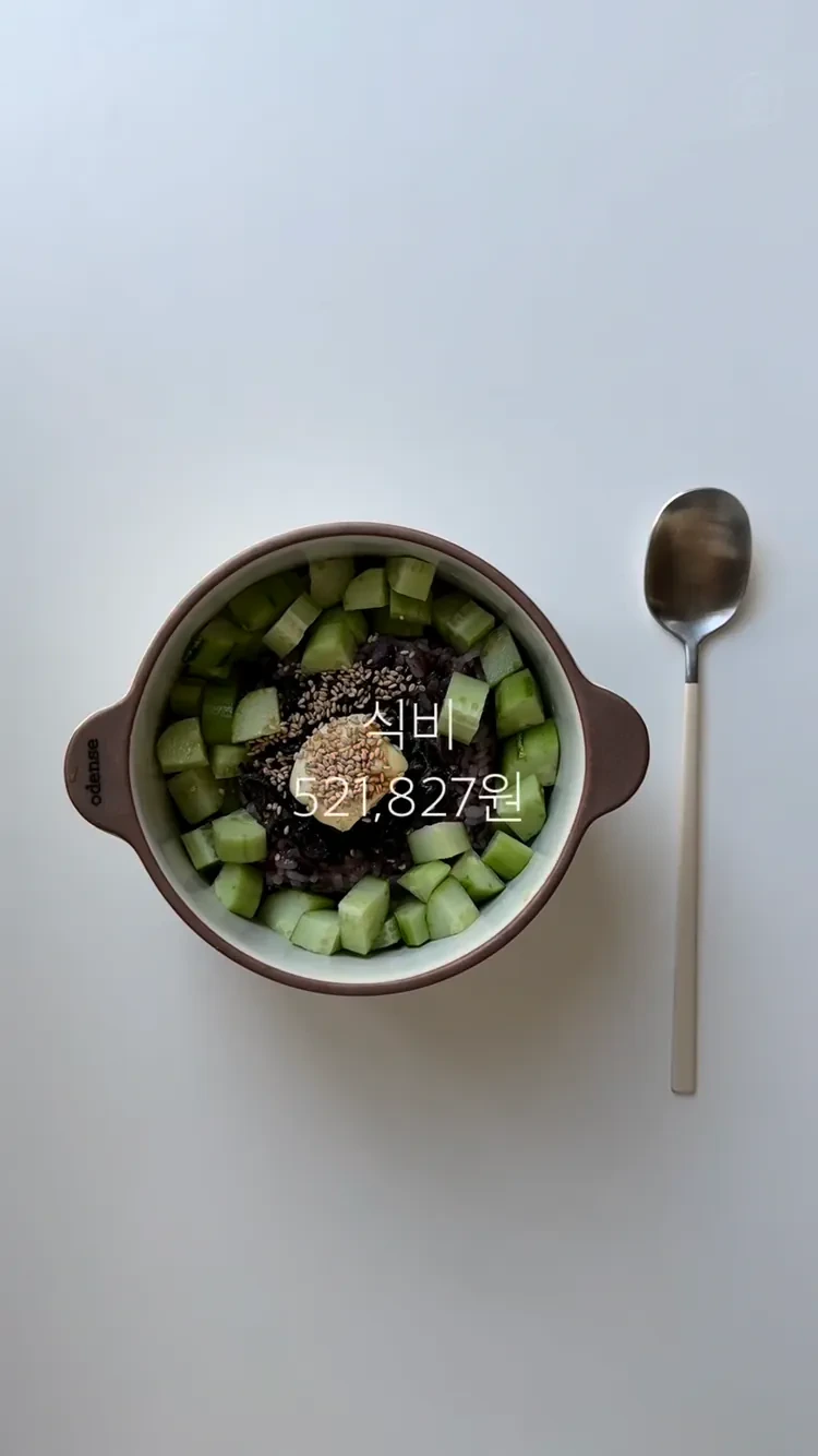 8년 차 은행원 한 달 생활비