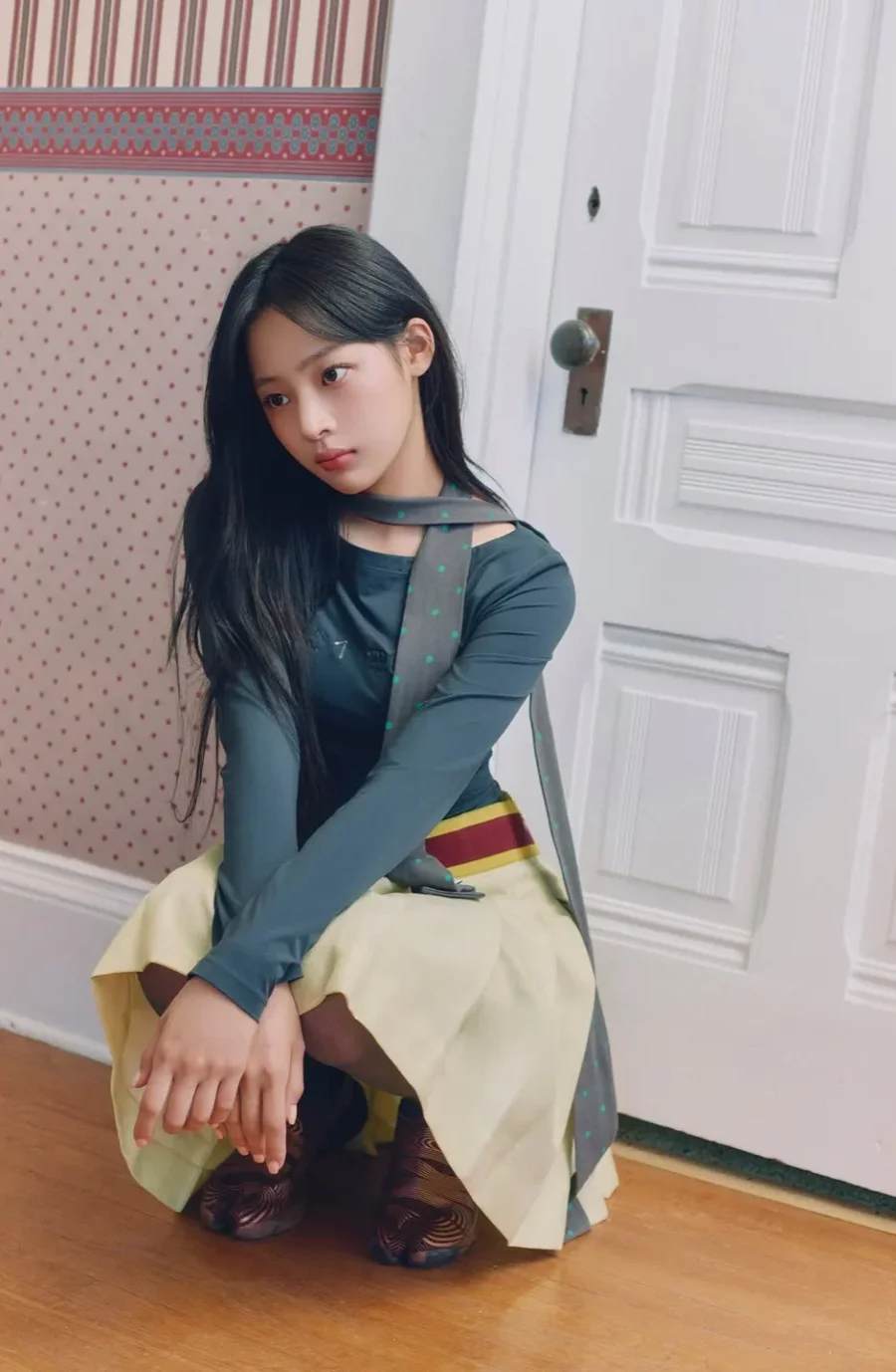 복귀 시동거는 뉴진스 민지,하니,해린,혜인 샷.jpg