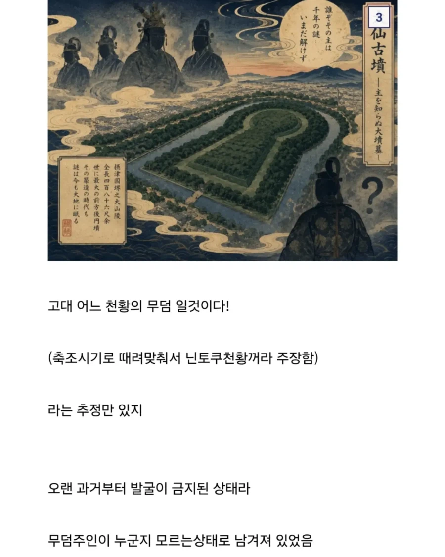 일본이 아직도 세계 최대 규모의 무덤을 발굴 안하는 이유