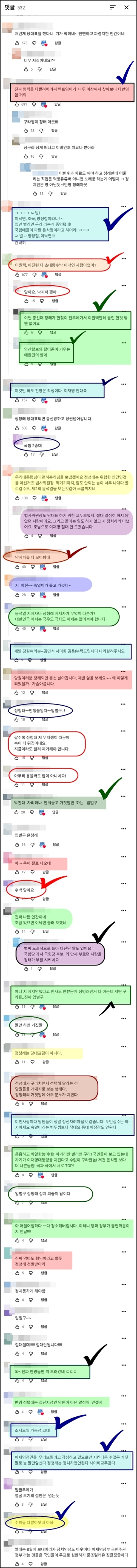 소름돋는 정청래의 충격적 반명사단 리스트