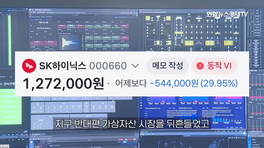 SK하이닉스 단 1주의 하한가가 불러온 800억 롱포지션 강제청산 사건.news