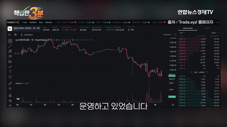 SK하이닉스 단 1주의 하한가가 불러온 800억 롱포지션 강제청산 사건.news