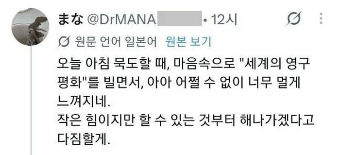 원폭절을 맞아 개소리를 늘어 놓는 일본인들.