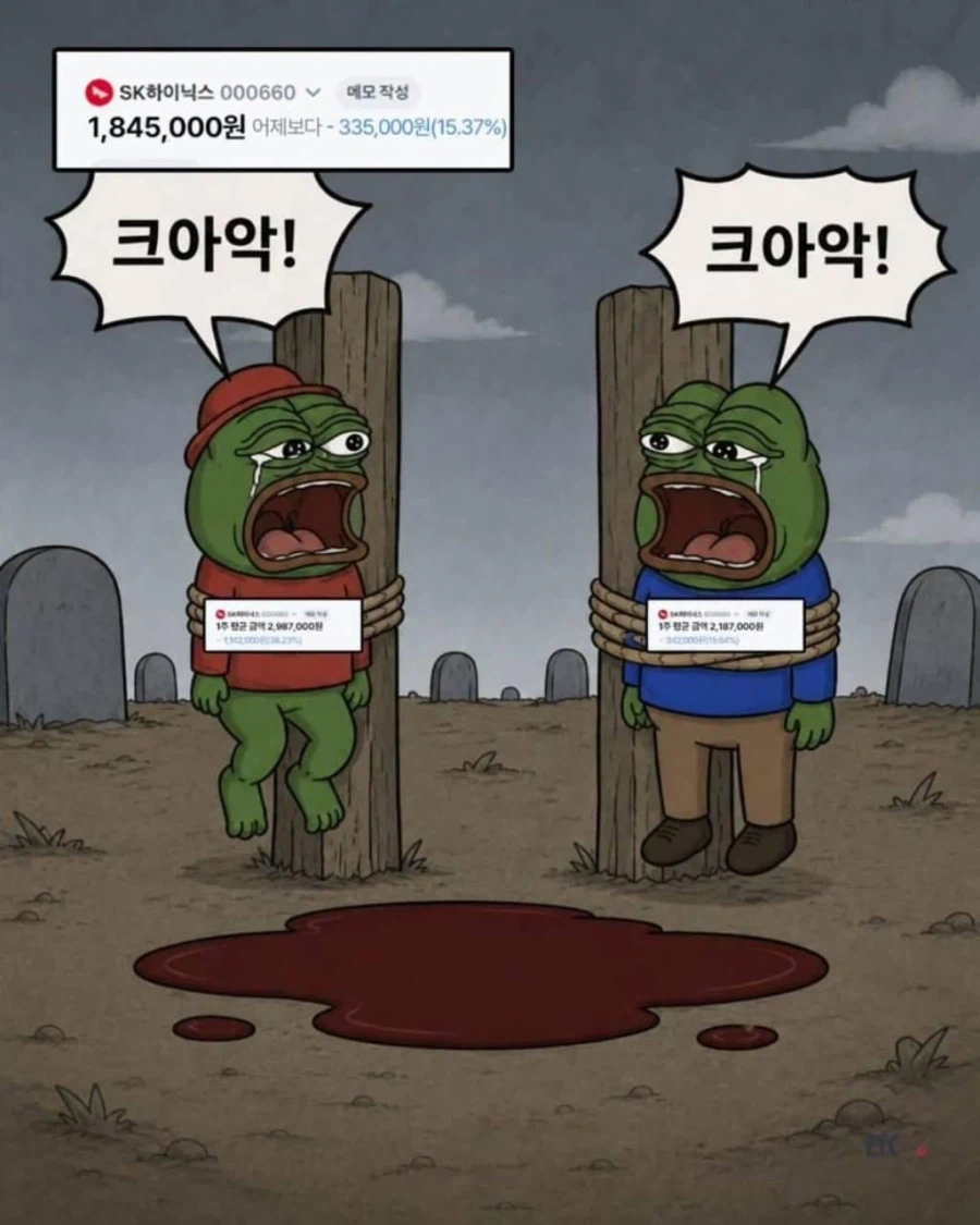 시장에 피가 낭자하고 공포가 만연하다
