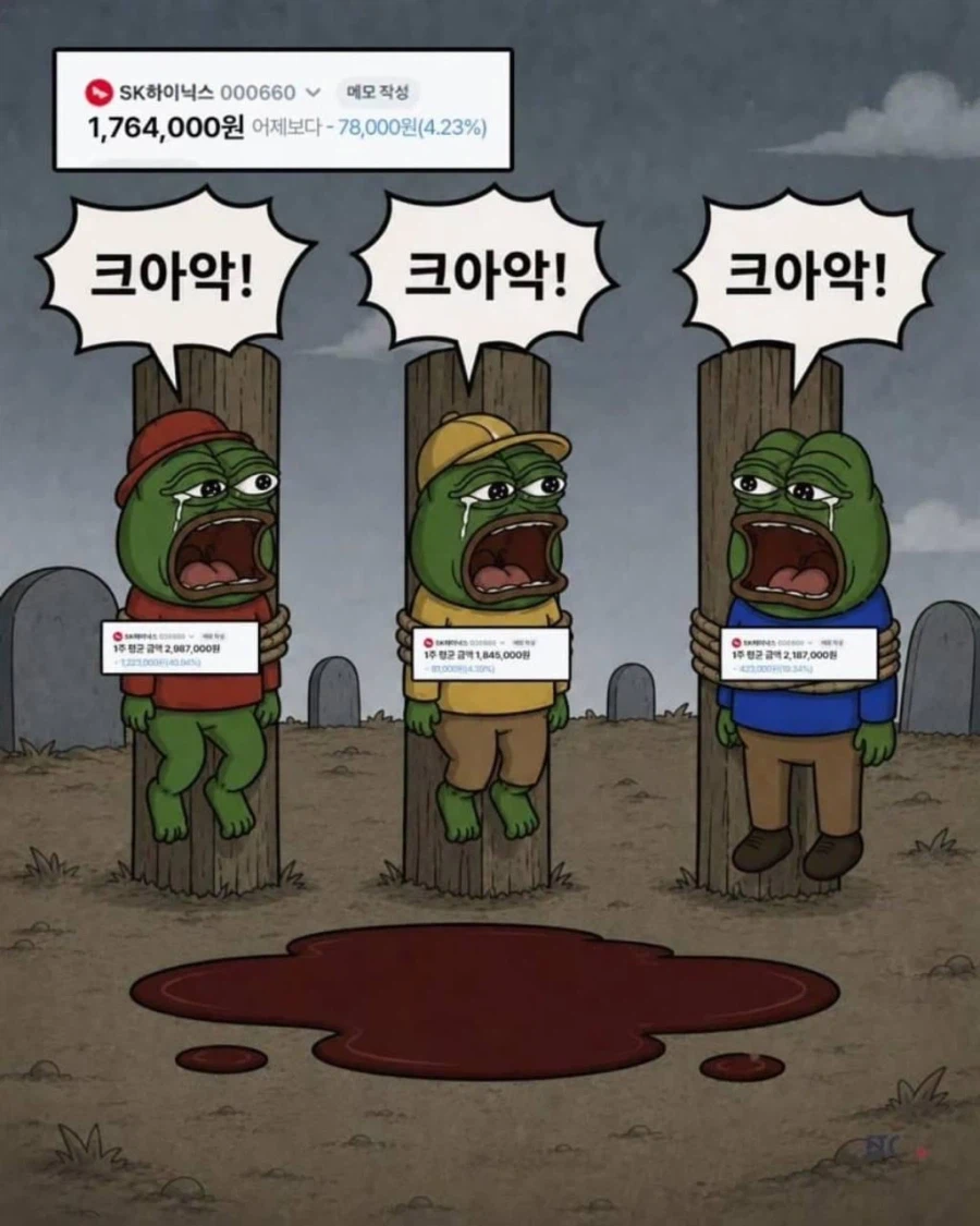 시장에 피가 낭자하고 공포가 만연하다