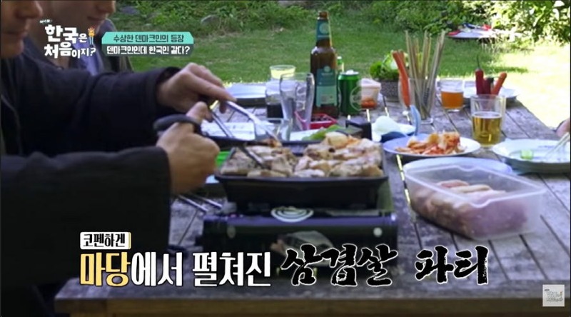 어서와 한국 삼겹살때문에 채식주의 포기하고 한국 오타쿠된 덴마크
