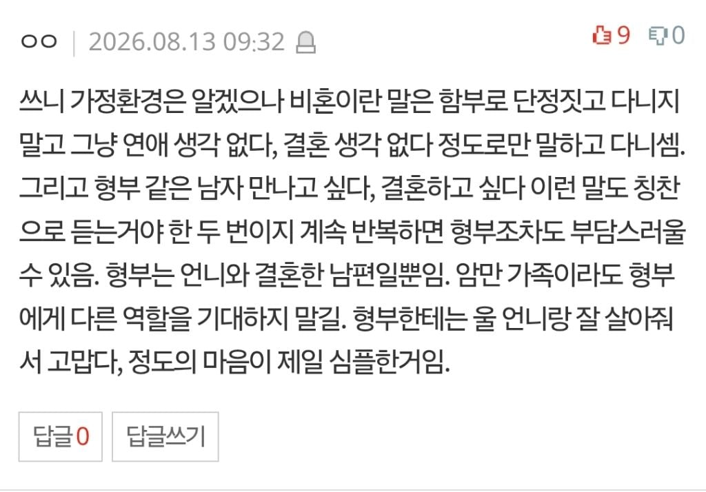 [네이트판] 형부 같은 사람이 이상형이라는 말이 이상한가요??