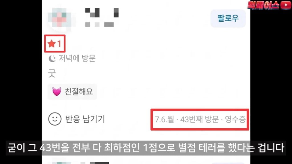 식당 리뷰점수를 무작정 믿으면 안되는 이유