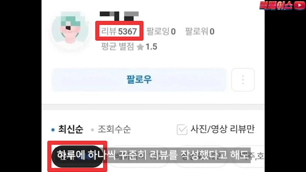 식당 리뷰점수를 무작정 믿으면 안되는 이유