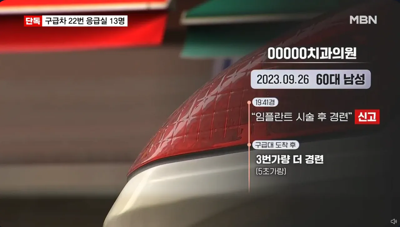 2명 사망 강남 치과서 13명 응급실행 경련 호흡곤란 출혈