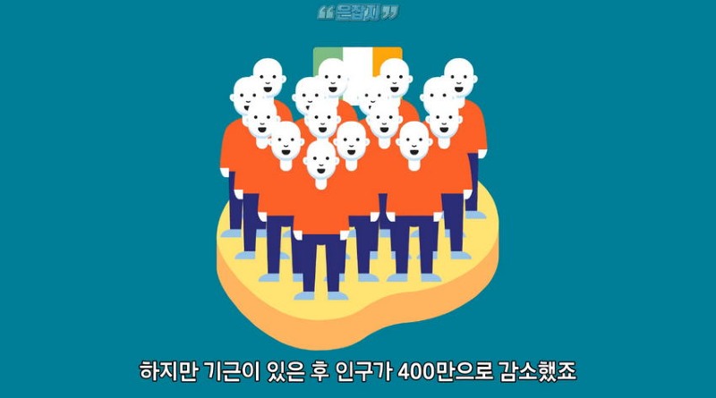 아일랜드 인구가 절반으로 줄어든 사연