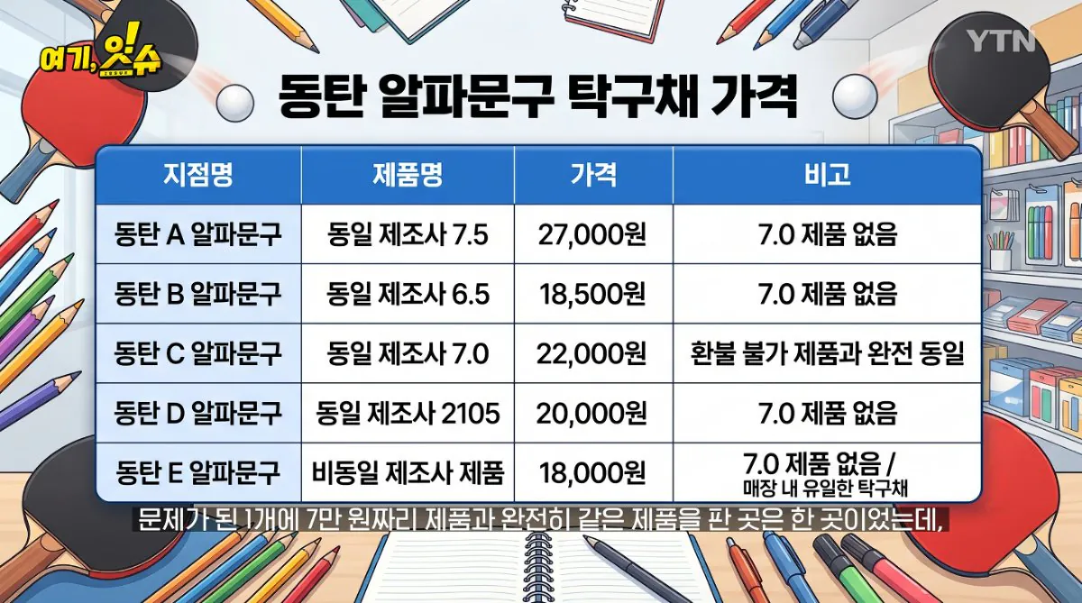 💥논란의 탁구채 14만원에 판 문구 사장과 학생 부모님 인터뷰