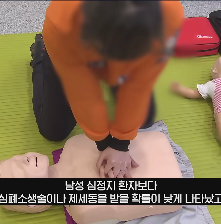 여성 속옷 벗기지 말고 '심폐소생술' 하라