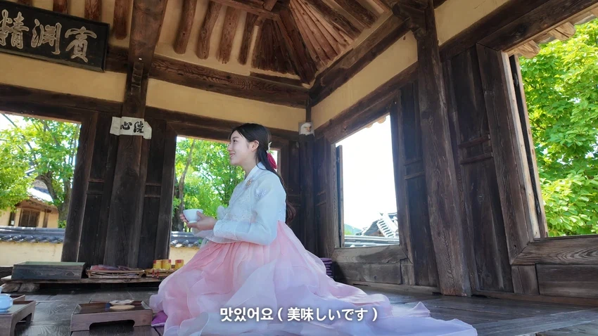 한복을 입고 싶었다는 일본여자..처음 가본 안동.jpg