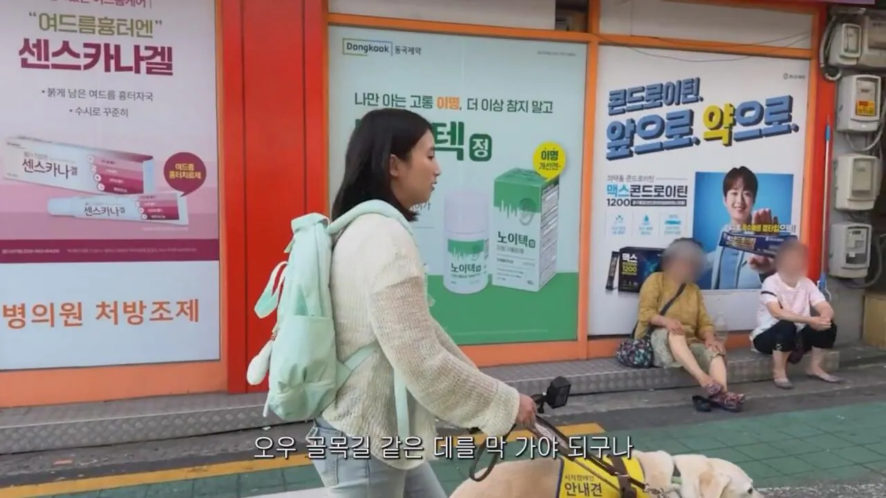 동생들 떡볶이 사주려 직접 사러간 시각장애인 누나