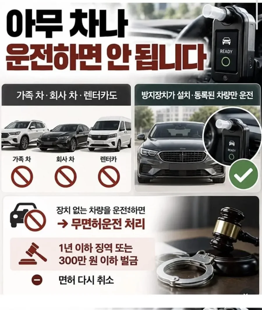 내일부터 달라지는 음주운전 처벌
