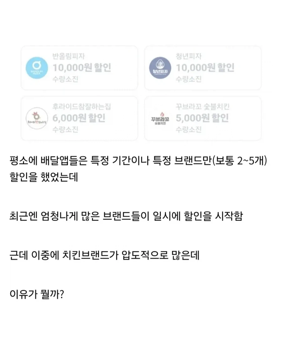 요즘)  배달앱에서 치킨 할인 많이 하는 이유.jpg
