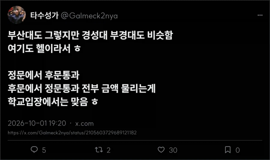 논란중인 부산대 통행료. jpg
