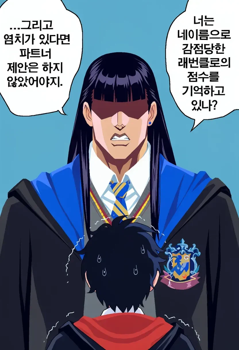 말포이양이 무도회날 해리를 방해하는 만화.manhwa