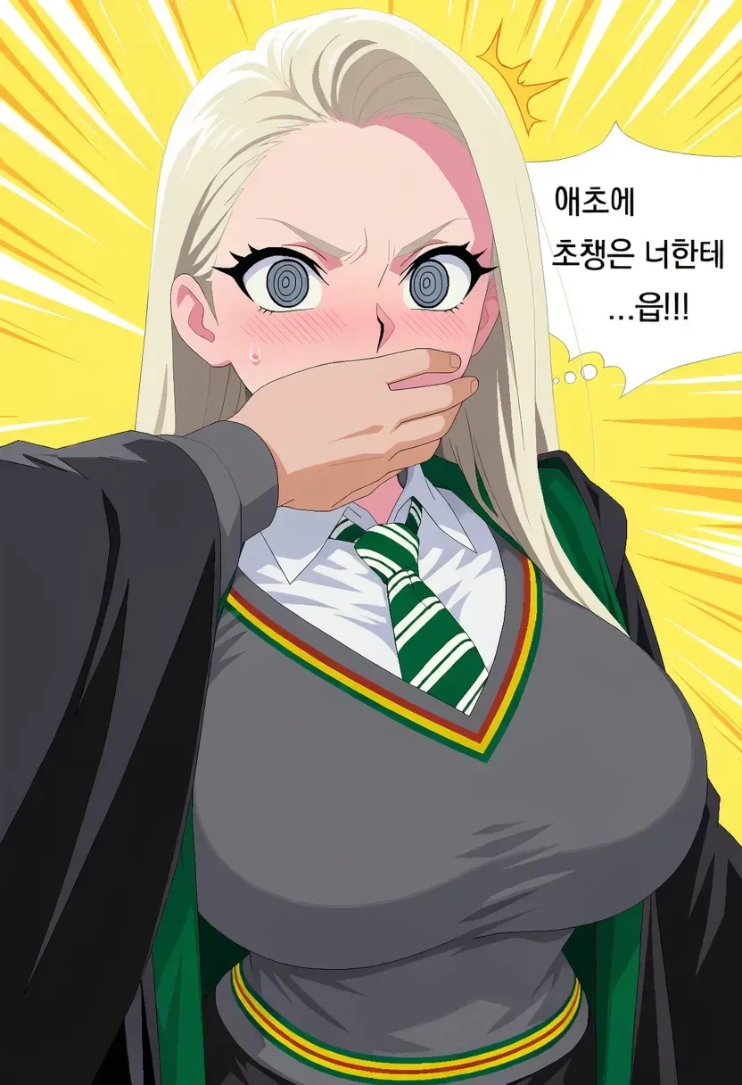 말포이양이 무도회날 해리를 방해하는 만화.manhwa