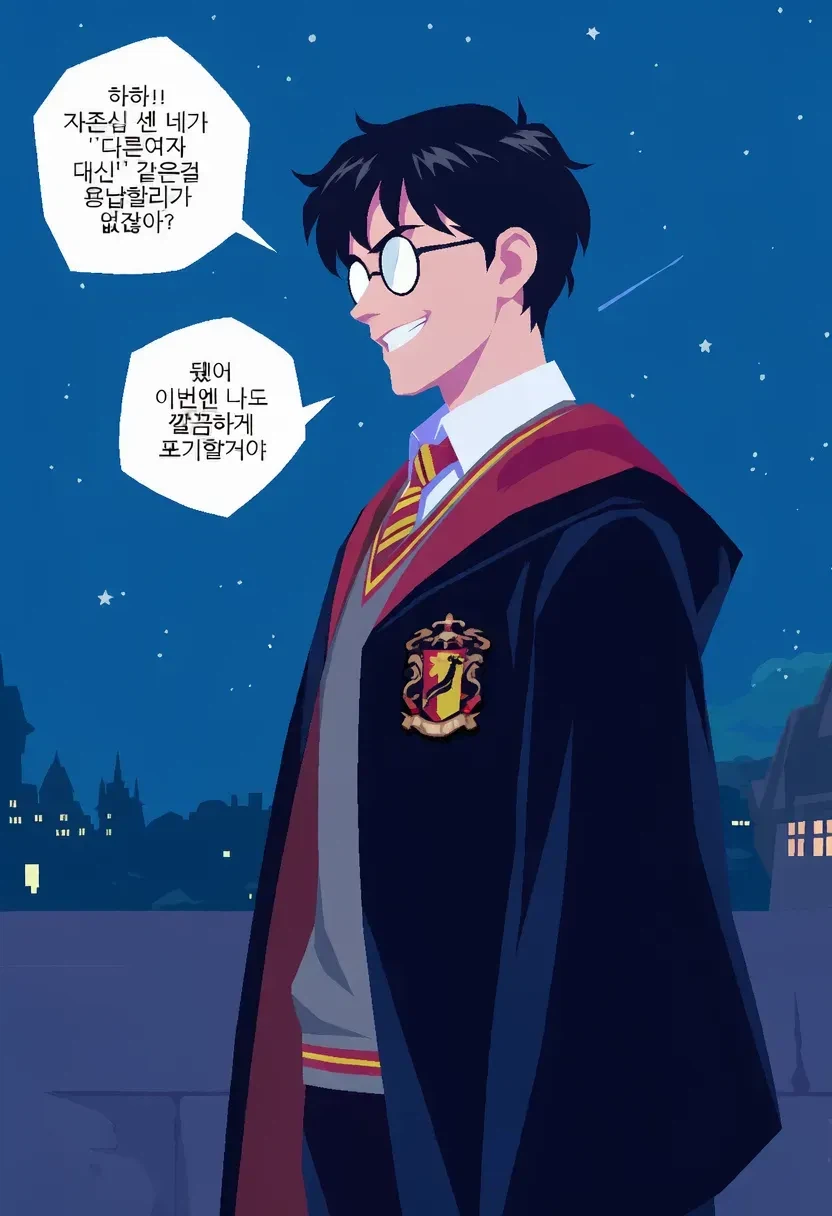 말포이양이 무도회날 해리를 방해하는 만화.manhwa