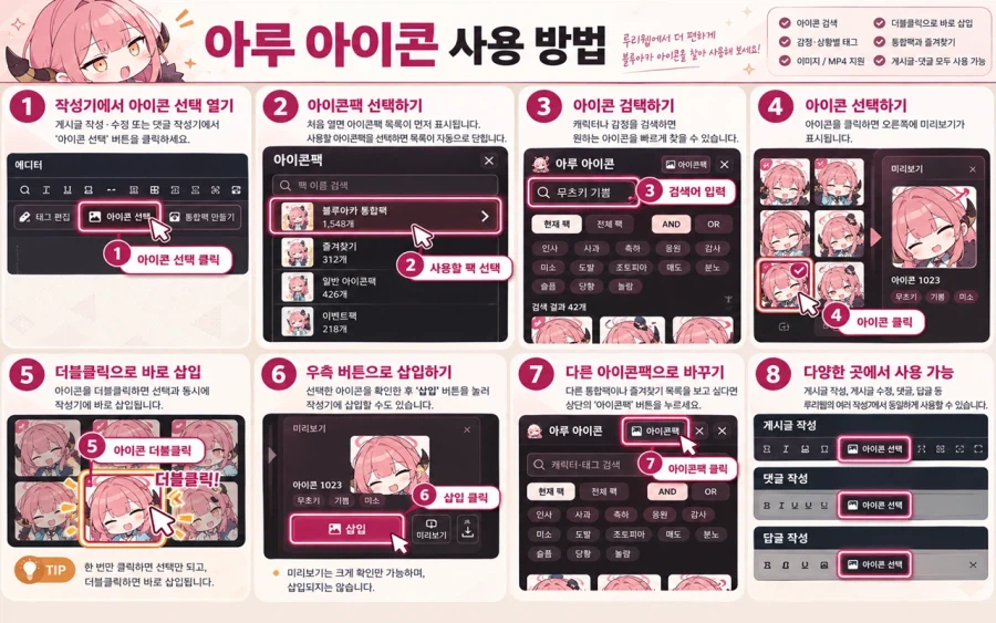 픽시브 짤 자동출처기입 & 아이콘 제한해제 브라우저 확장
