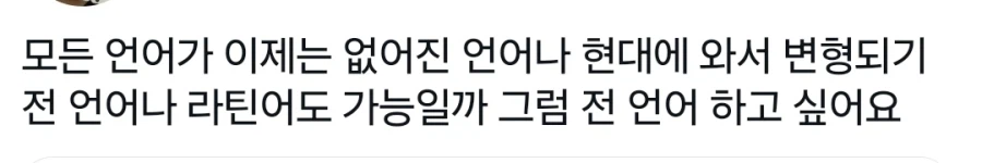 저는 모든 언어를 이해하고 싶어요!
