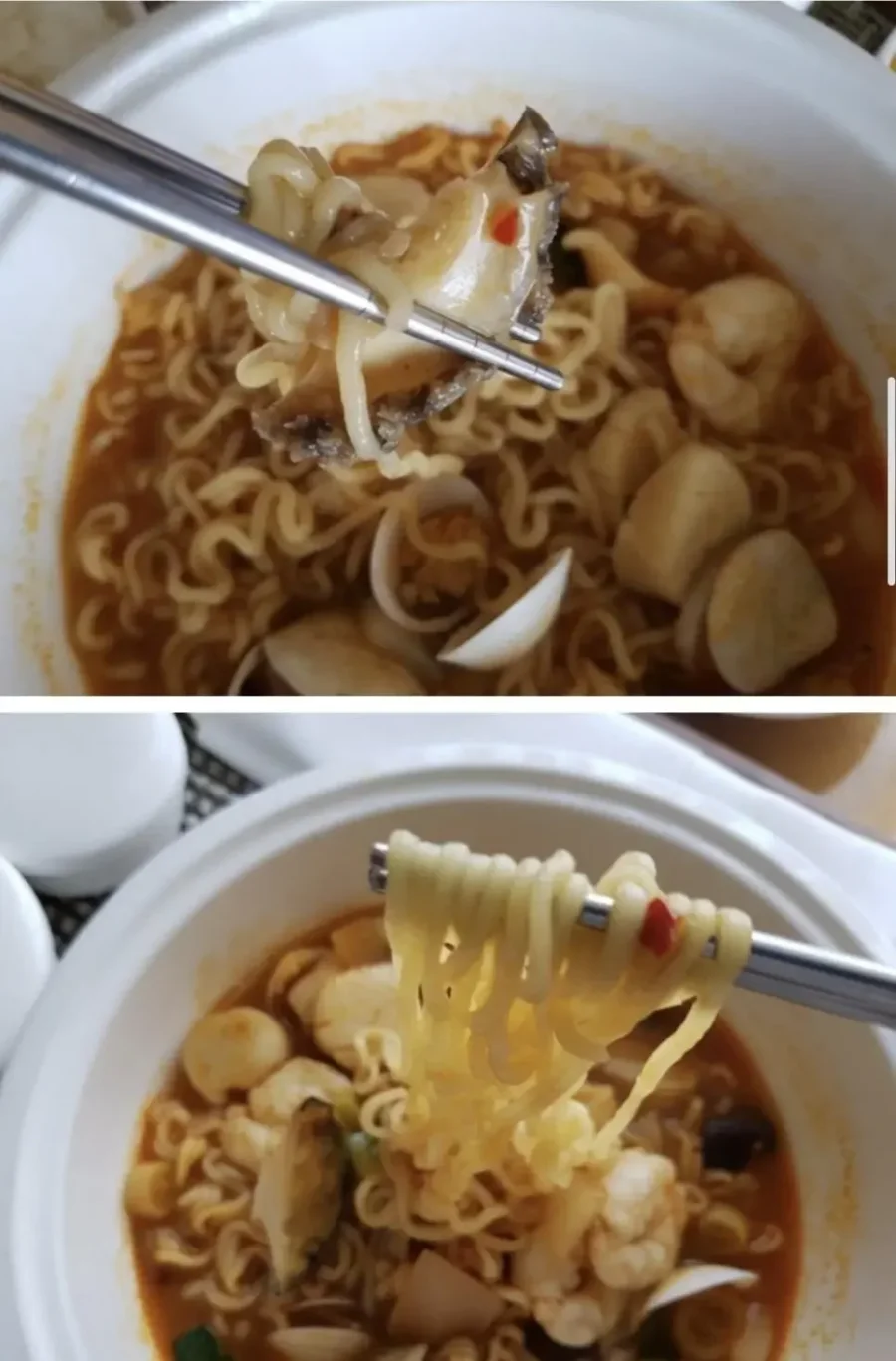 신라호텔 2.2만원 해물라면 룸서비스