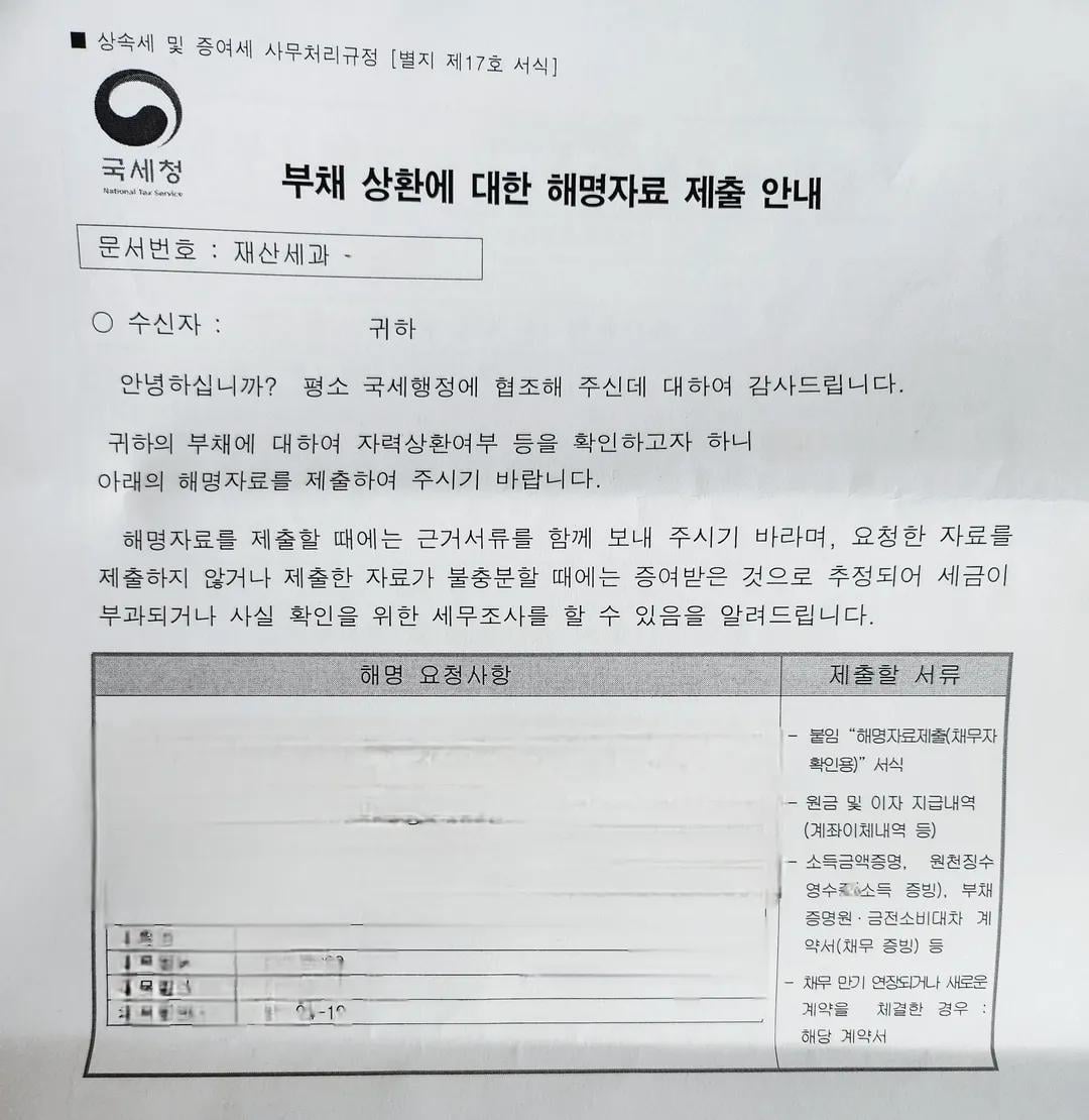 대출을 상환하면 받는 우편.png