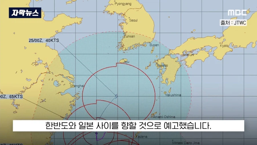 슈퍼 태풍 참피 근황