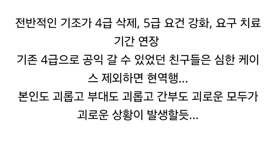 병무청, 정신과 사회복무 OR 면제 더욱 엄격하게 바꾼다.jpg