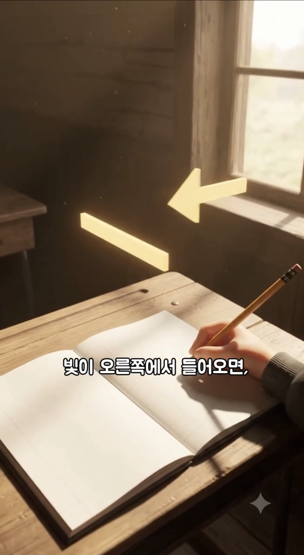 학교 교실 창문이 항상 왼쪽인 이유