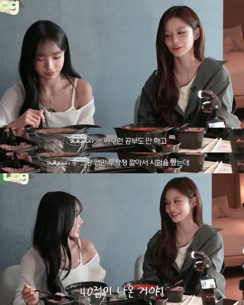 운전면허 필기시험 40점 맞은 엔믹스 설윤