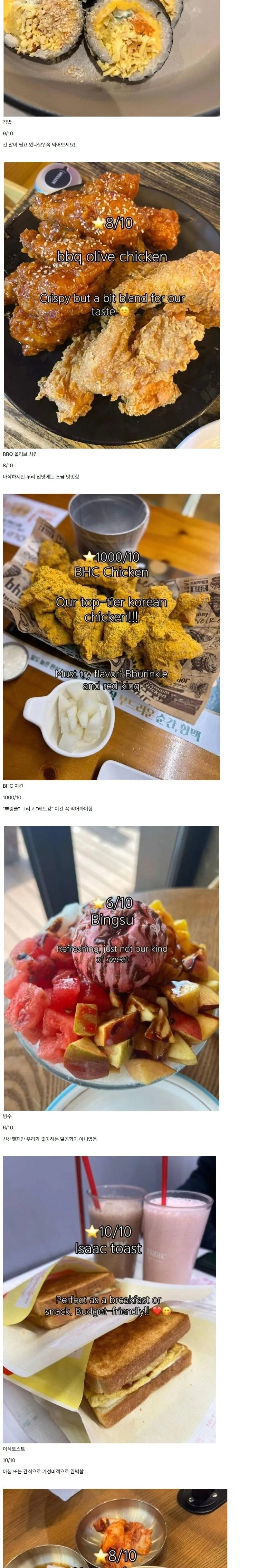 한 서양인 관광객이 평가한 한국 음식.jpg