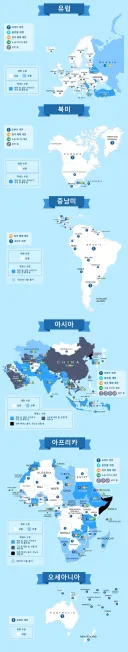 VPN 업체에서 만든 각국별 인터넷 검열 수준 지도 ㄷㄷㄷㄷㄷ