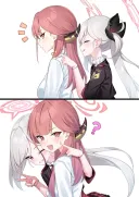 블루아카) 장난치는 무츠키.Manga