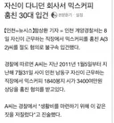 회사에서 커피믹스 가져갔다가 입건된 30대