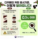 식약처피셜-28년 1월부터 디카페인 기준 변경[정보글]