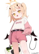 블루아카)RTX5090을 가지고 온 이부키