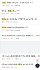 다X앙에 ‘김용남‘ 검색해보니
