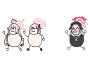 블루아카) 산책하는 하나코와 에이미