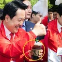 장동혁, 스타벅스 커피 건넨 시민에 '엄지 척''